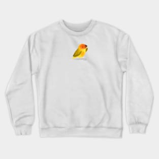 Saffron Finch Bird Crewneck Sweatshirt